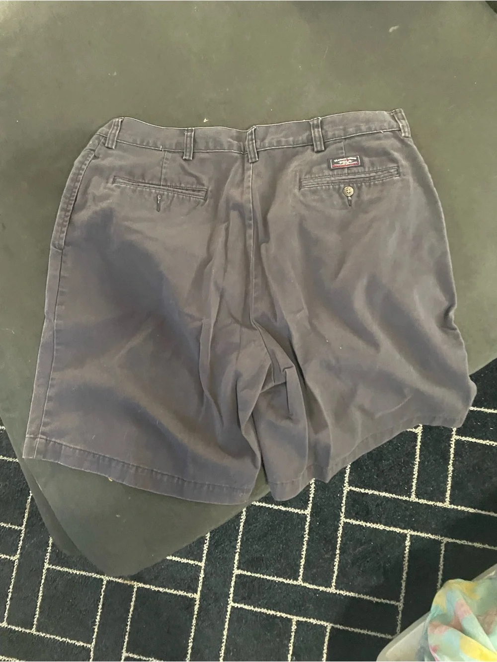 Polo by Ralph Lauren Navy Flat-Front Men's Shorts